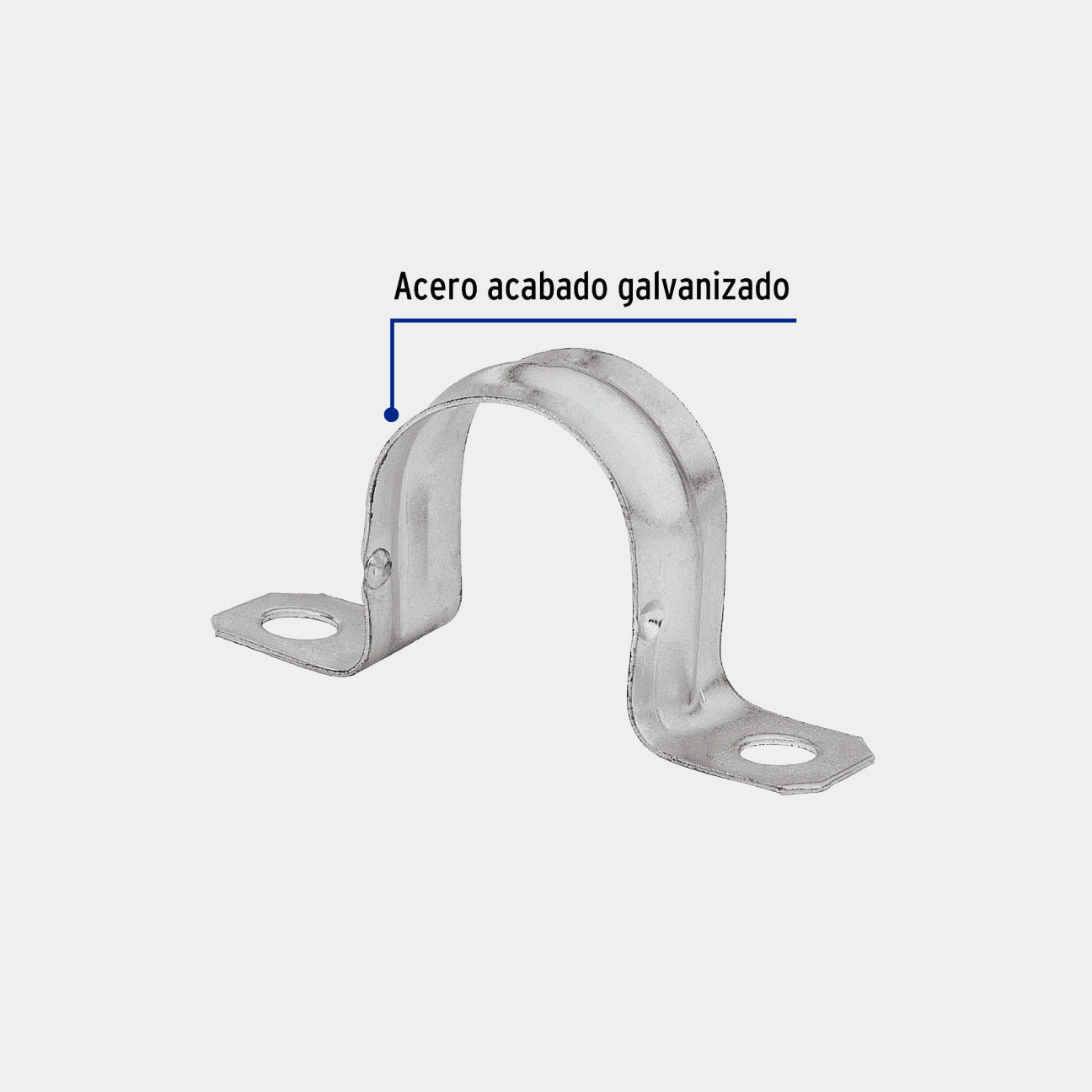 ABRAZADERAS TRUPER 46032 ABRAZADERA 2" TIPO OMEGA PARA TUBO, VOLTECK, 1 PIEZA