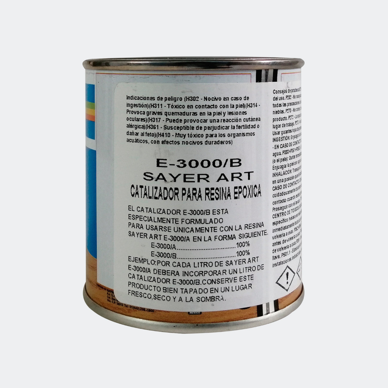 BARNICES SAYER E-3000/B.10 BARNIZ ART/B CATALIZADOR PARA RESINA EPOXICA 250 ML