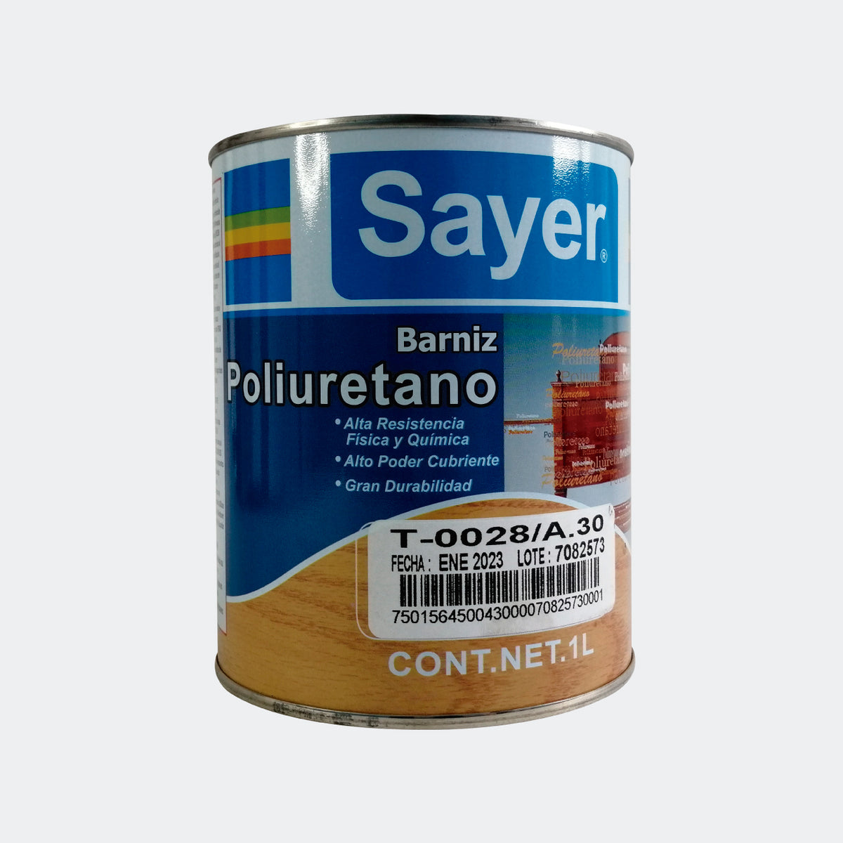 BARNICES SAYER T-0028/A.30 BRILLO DIRECTO TRANSPARENTE 1L – Ferrepits