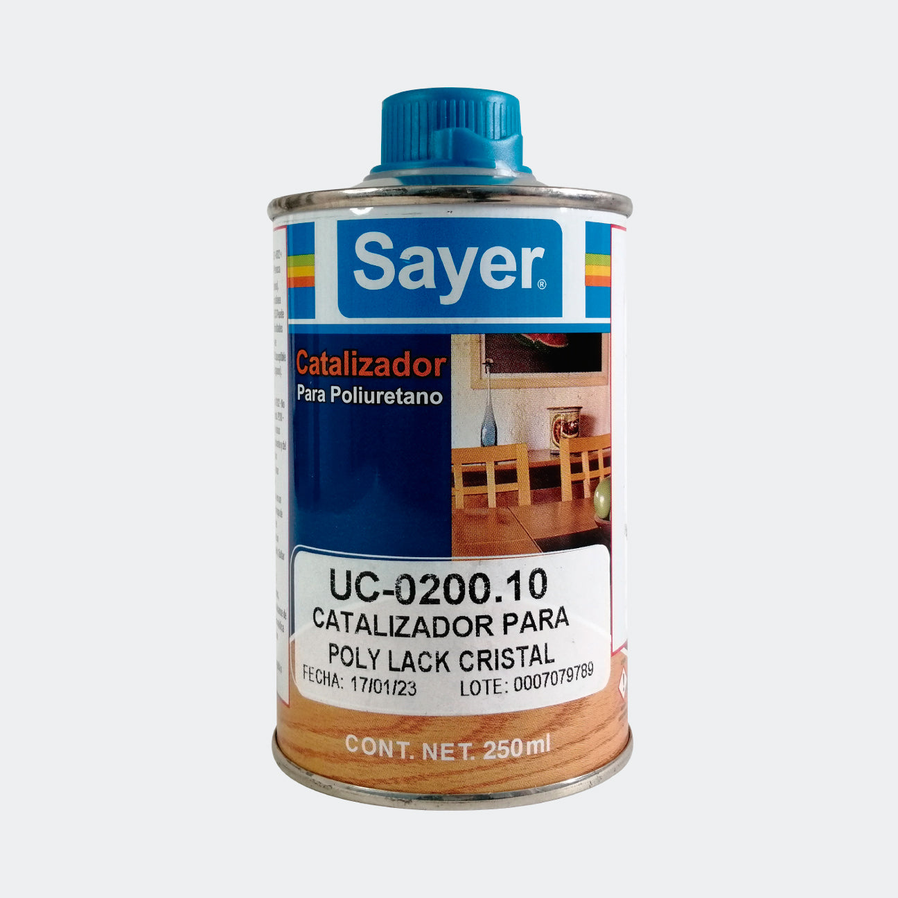 CATALIZADORES SAYER UC-0200.10 CATALIZADOR P/POLY LACK CRISTAL 250 ML