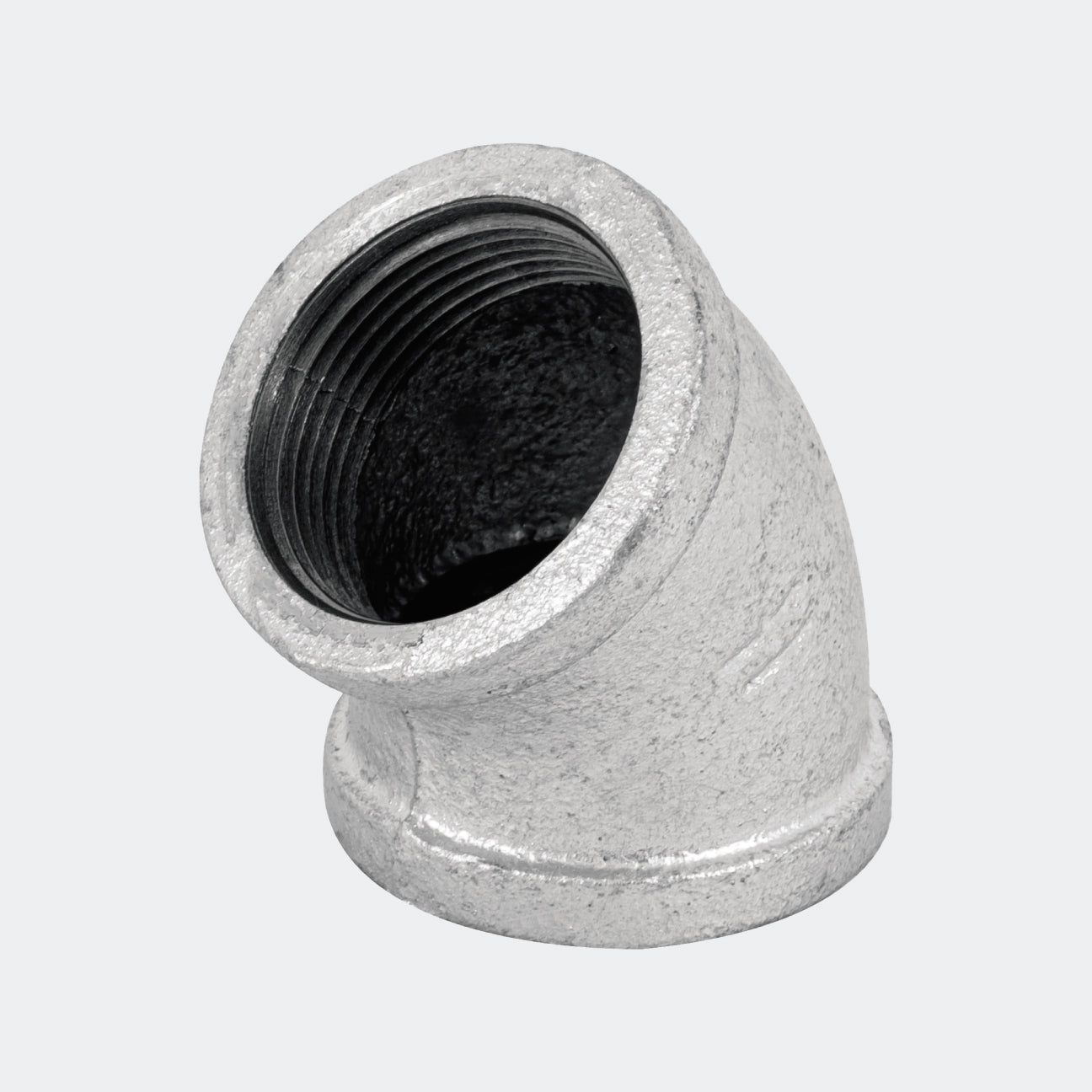 CONEXIONES TRUPER 48752 CODO 45° ACERO GALVANIZADO DE 1-1/4", FOSET