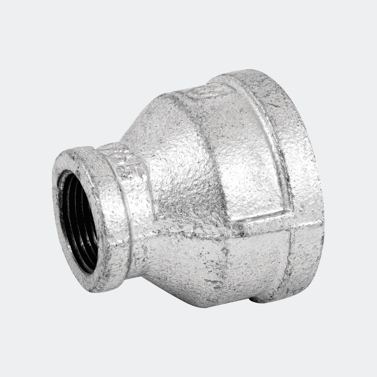 CONEXIONES TRUPER 48765 REDUCCIÓN CAMPANA ACERO GALVANIZADO 1-1/2" X 3/4", FOSET