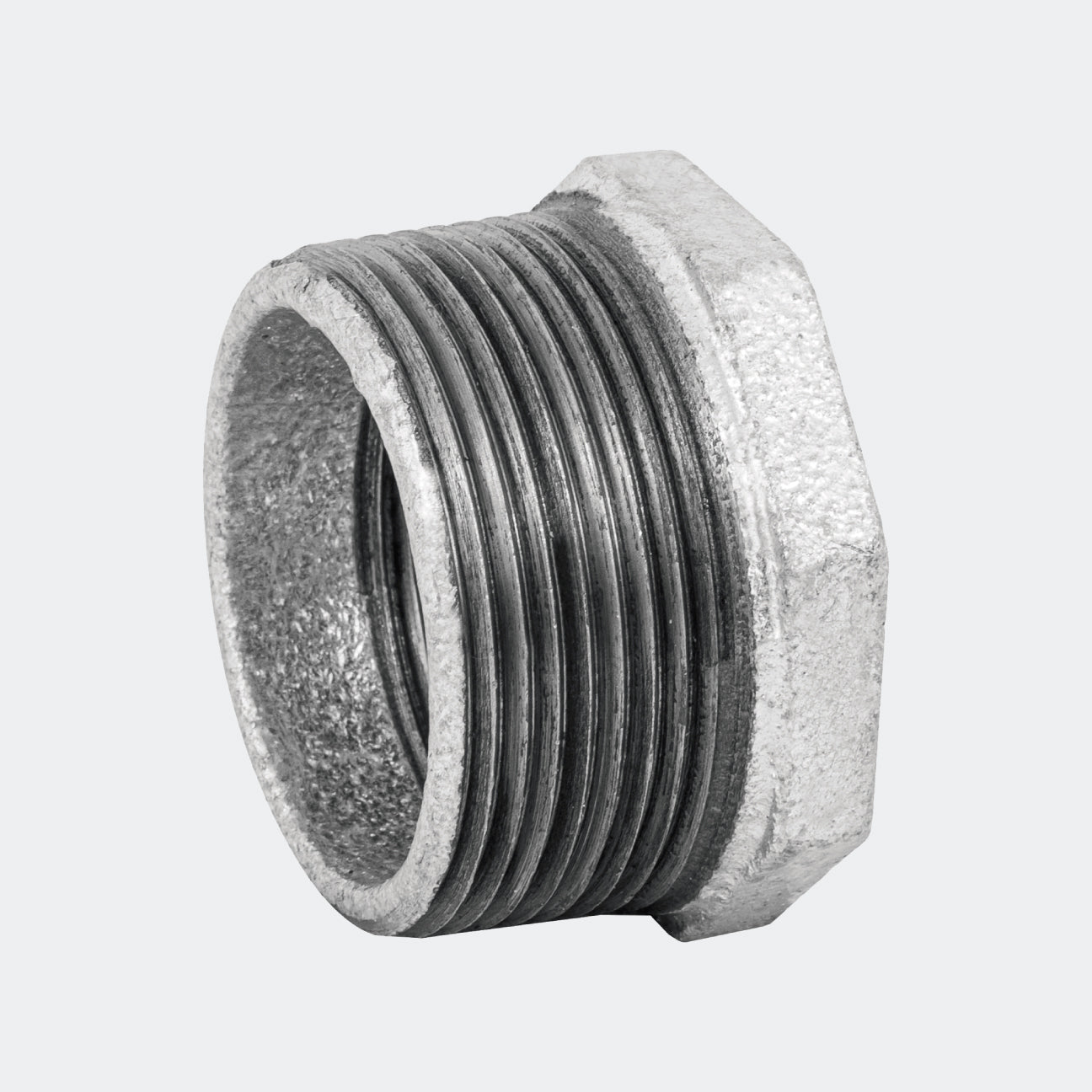 CONEXIONES TRUPER 48780 REDUCCIÓN BUSHING ACERO GALVANIZADO 1-1/2 X1-1/4", FOSET