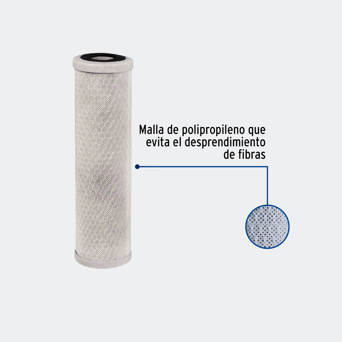 FILTROS TRUPER 49218 CARTUCHO DE REPUESTO PARA PURA-P3 Y PURA-P2, FOSET