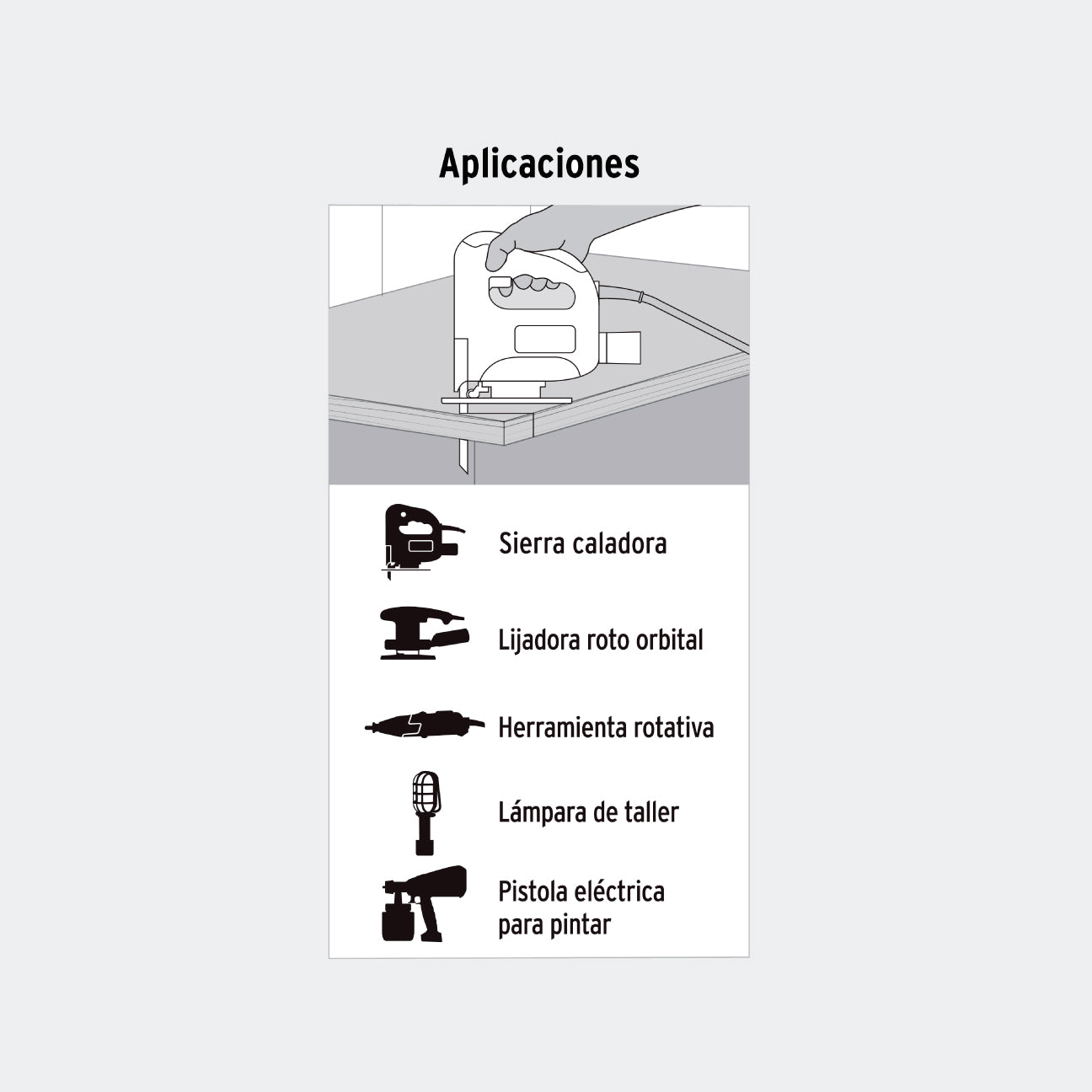 MATERIAL ELÉCTRICO TRUPER 48044 EXT/ELECTRICA USO RUDO  6 M  CALIBRE 16