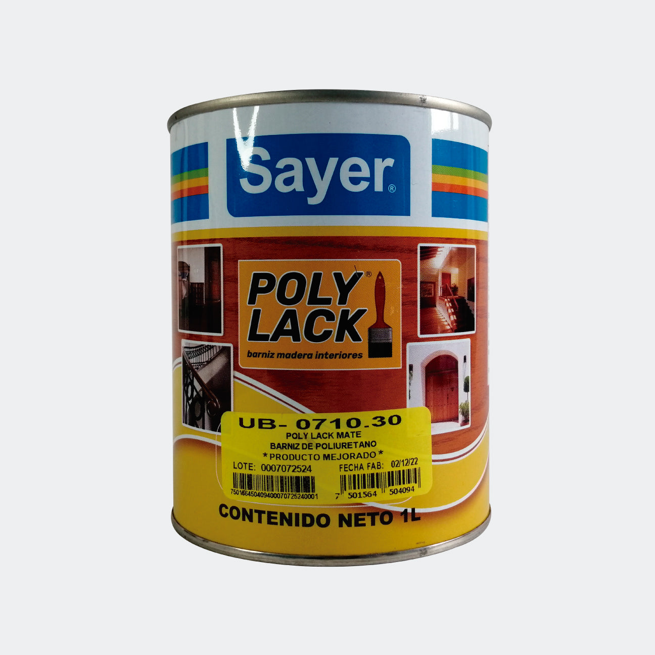 BARNICES SAYER UB-0710.30 POLY LACK MATE 1L