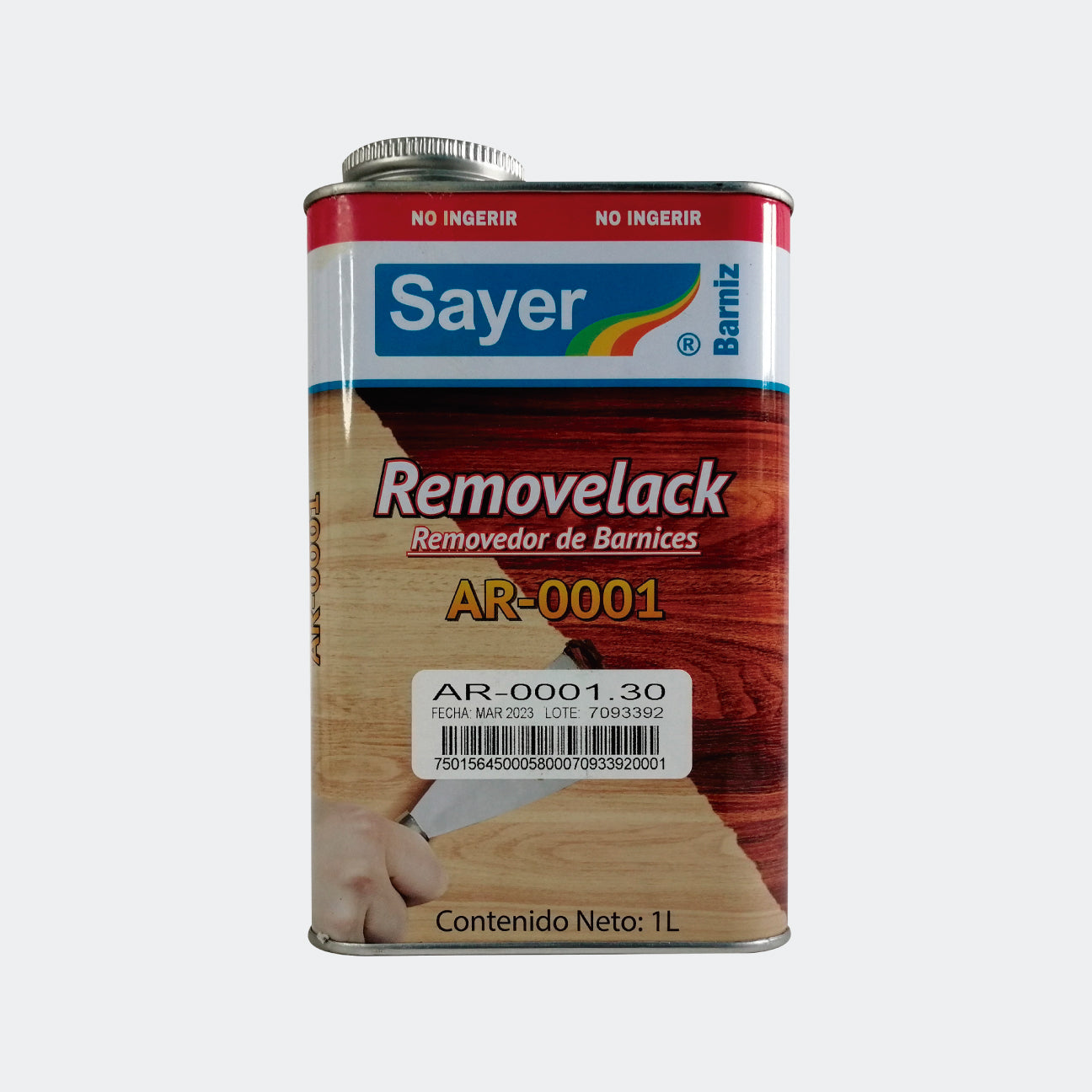 REMOVEDOR SAYER AR-0001.30 REMOVELACK, REMOVEDOR DE BARNICES 1L