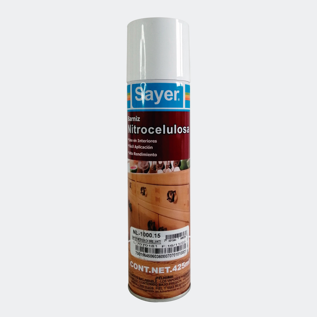 NITROLACA SAYER NL-1000.15 NITROLACK BRILLANTE AEROSOL 250 ML