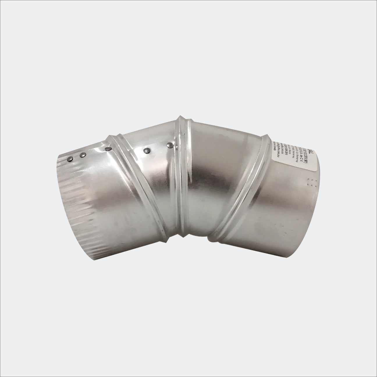 CODO ALUMINIO COFLEX DJ-E490AL CODO 4" X 90°