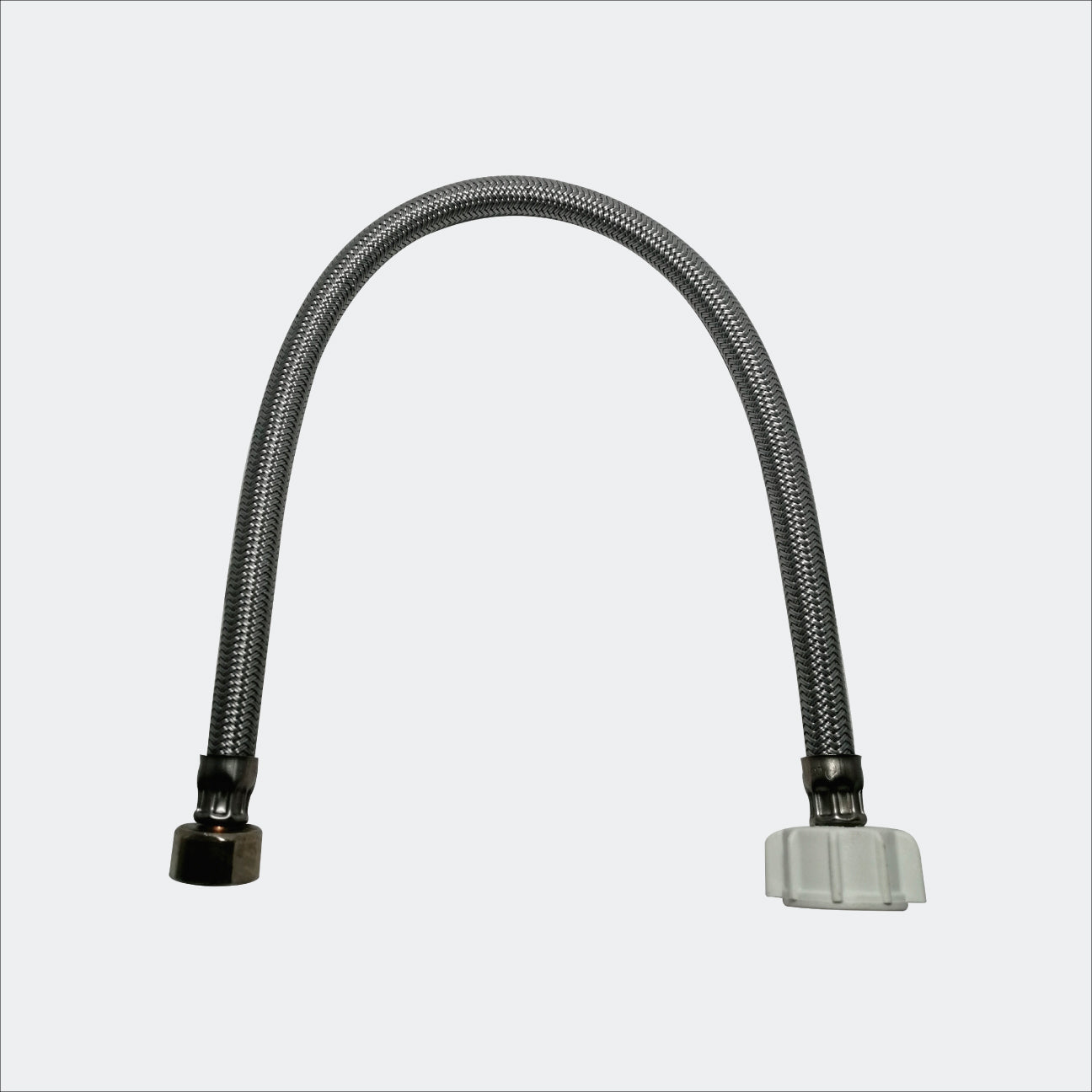 CONECTOR FLEXIBLE COFLEX VS-E50 VINILO PLATINO 1/2" F.I.P. X 7/8" A.M X 50 CM