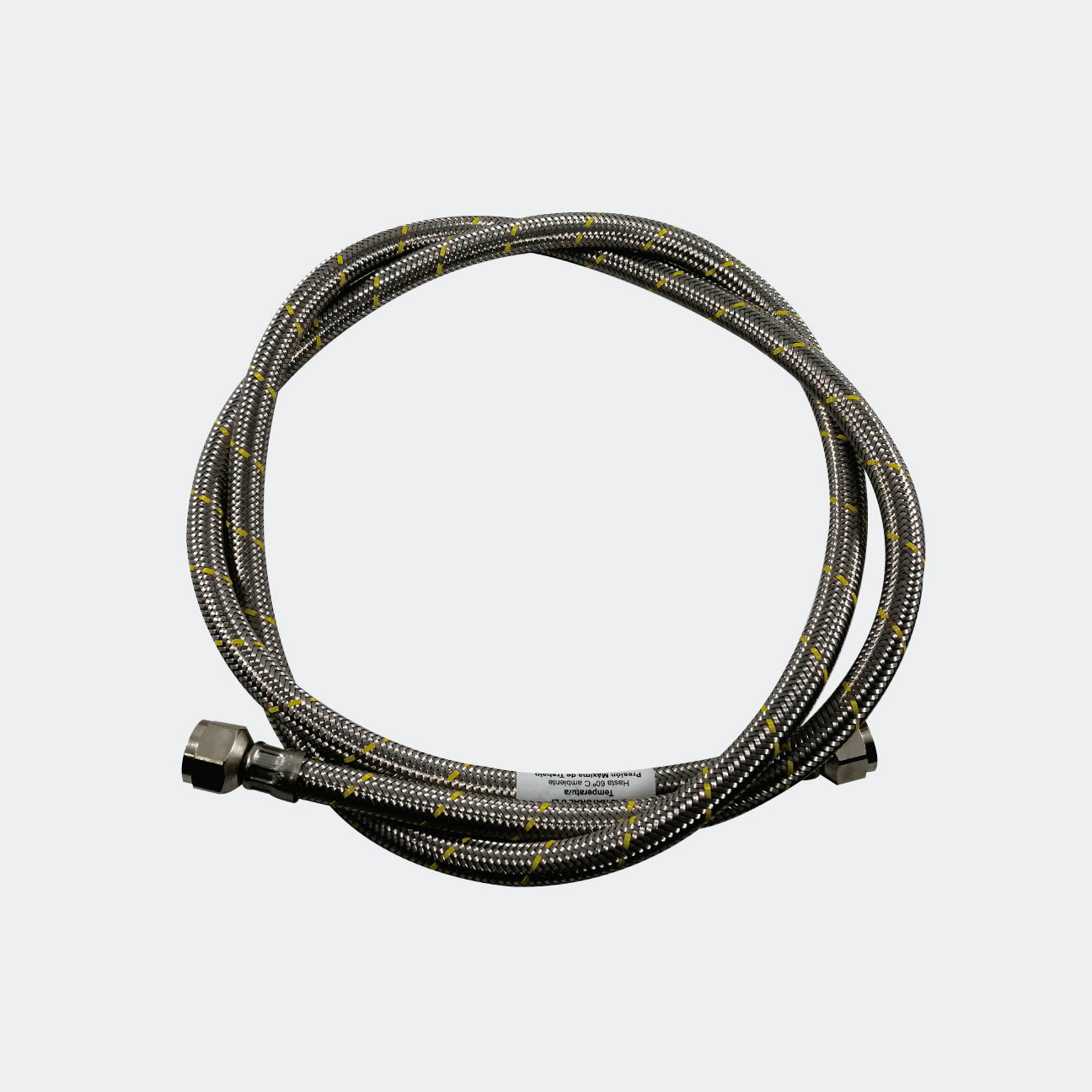 CONECTOR FLEXIBLE PARA GAS COFLEX AG-B150 PARA GAS USO DOMESTICO 3/8" FLARE X 3/8" FLARE X 150 CM