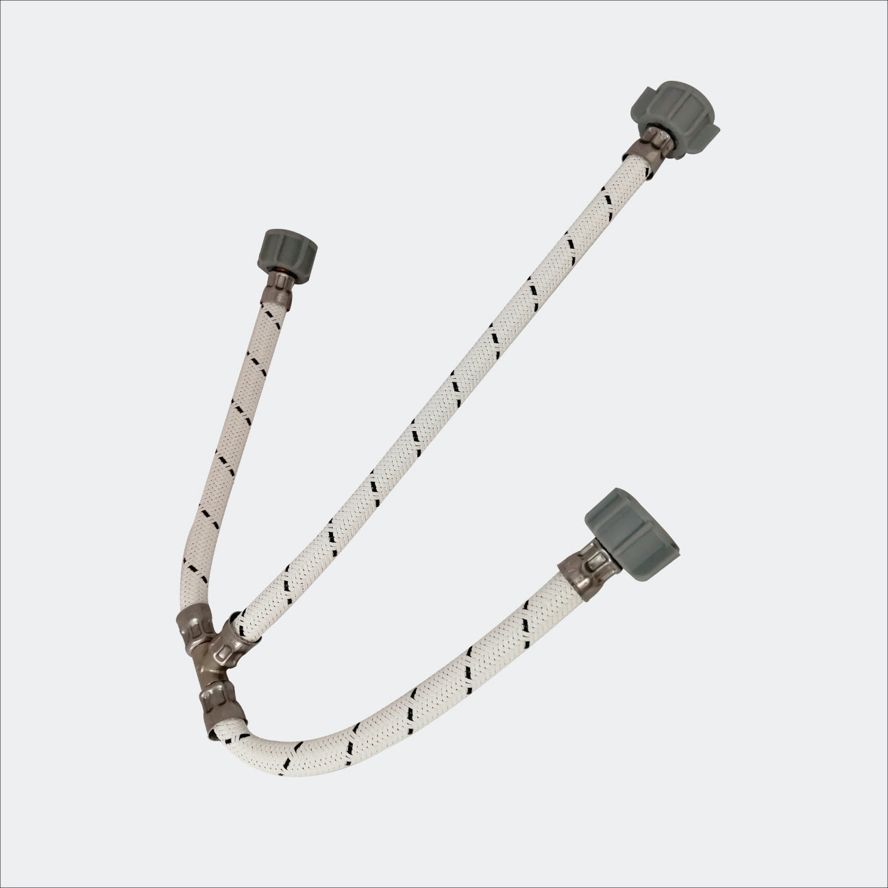 CONECTOR FLEXIBLE T COFLEX VLB-T20 CONECTOR T VINILO BLANCO 1/2" A.M. X 1/2" A.M. X 1/2" A.M.