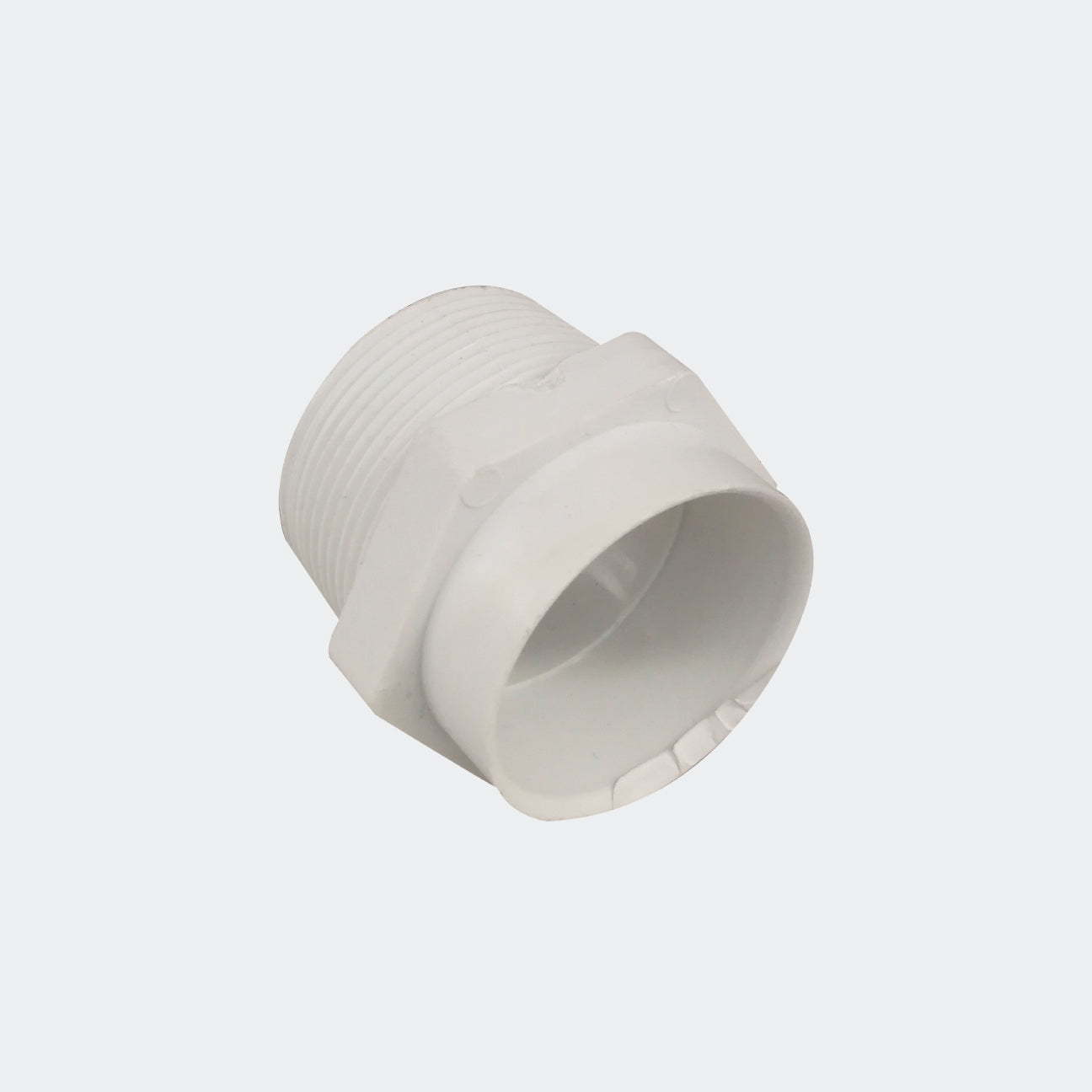 CONEXIONES DTC SAC-AD040 ADAPTADOR ESPIGA DE PVC 40mm (1 1/2") INYECTADO