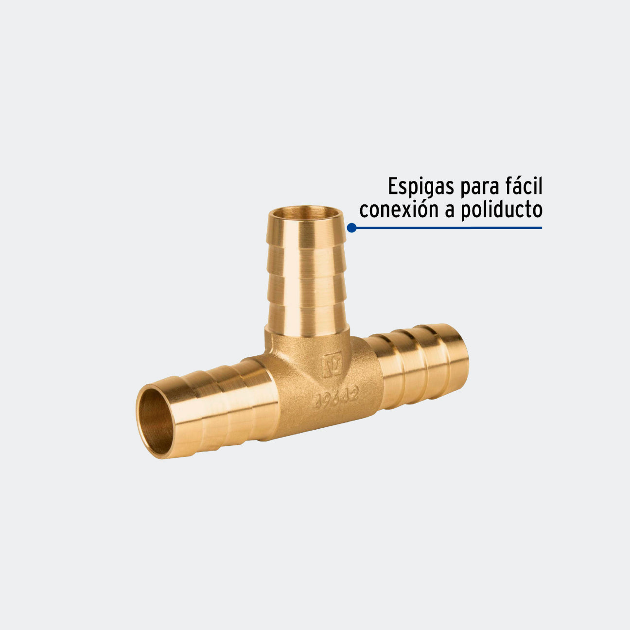 CONEXIONES TRUPER 49642 TEE INSERCIÓN MACHO LATÓN 3/4" PARA POLIDUCTO NEGRO, FOSET