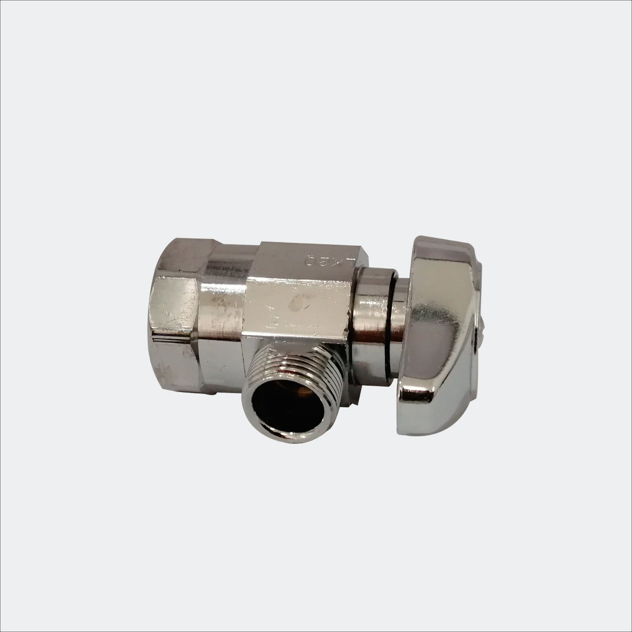 LLAVE DE CONTROL COFLEX IP-128 1/4 DE VUELTA  1/2" FNPT X 3/8" COMP. ANGULAR