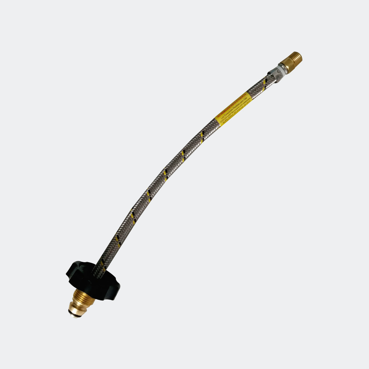 MANGUERAS COFLEX PIG TAIL AG-Y55 CONECTOR FLEXIBLE COFLEX ACERO GAS PIGTAIL 1/4" MX 7/8" IZQ - 55CM